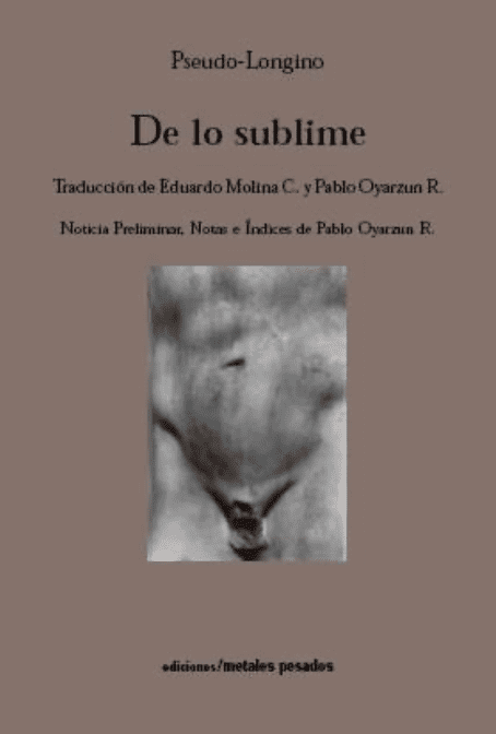 De lo sublime