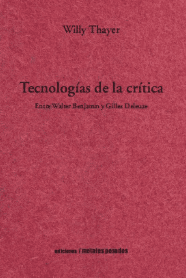 Tecnologías de la crítica